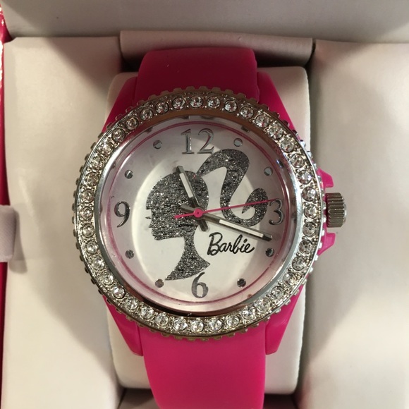 pink barbie watch